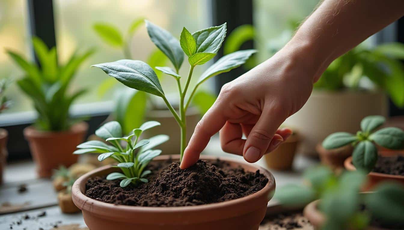 Illustration: Comment savoir si une plante d’intérieur doit être arrosée ?