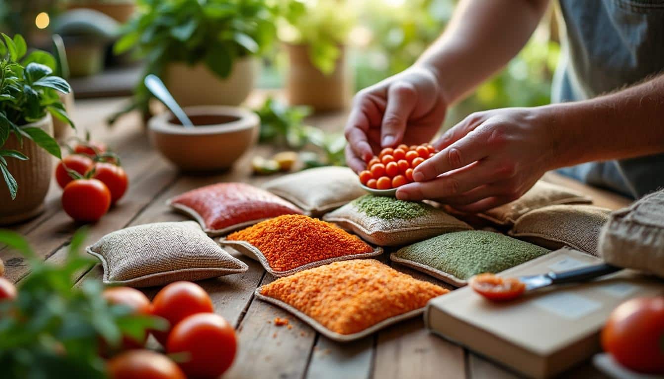 Illustration: Sélection et préparation des graines de tomates pour assurer le succès du semis