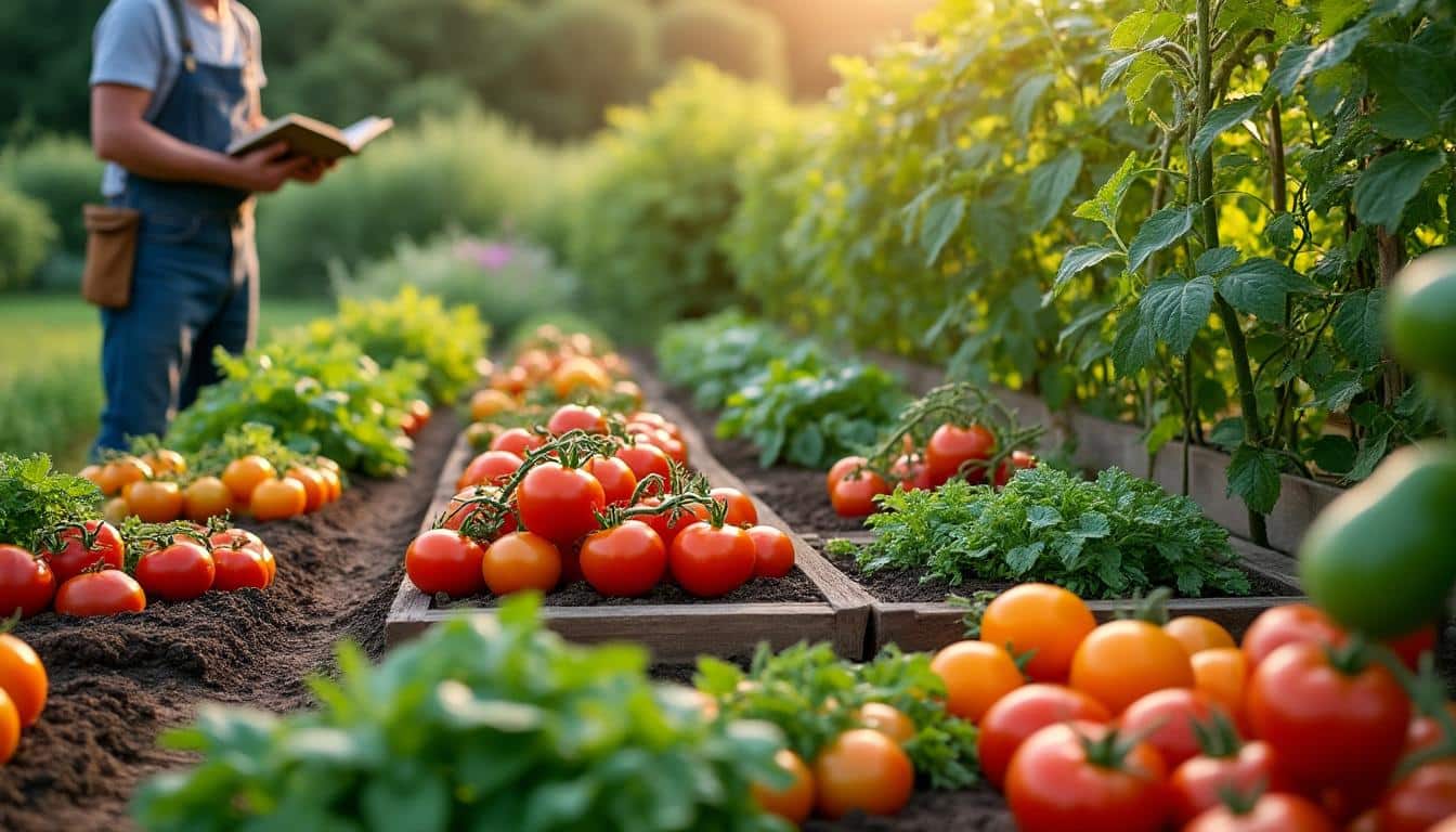 Illustration: Définition et principe de la rotation des cultures avec les tomates