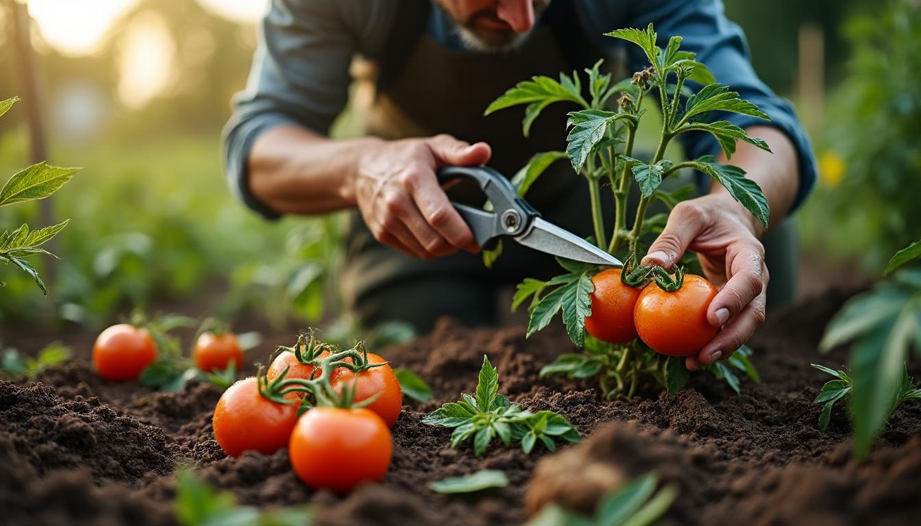 Illustration: Définition et objectifs de la taille des plants de tomates au potager
