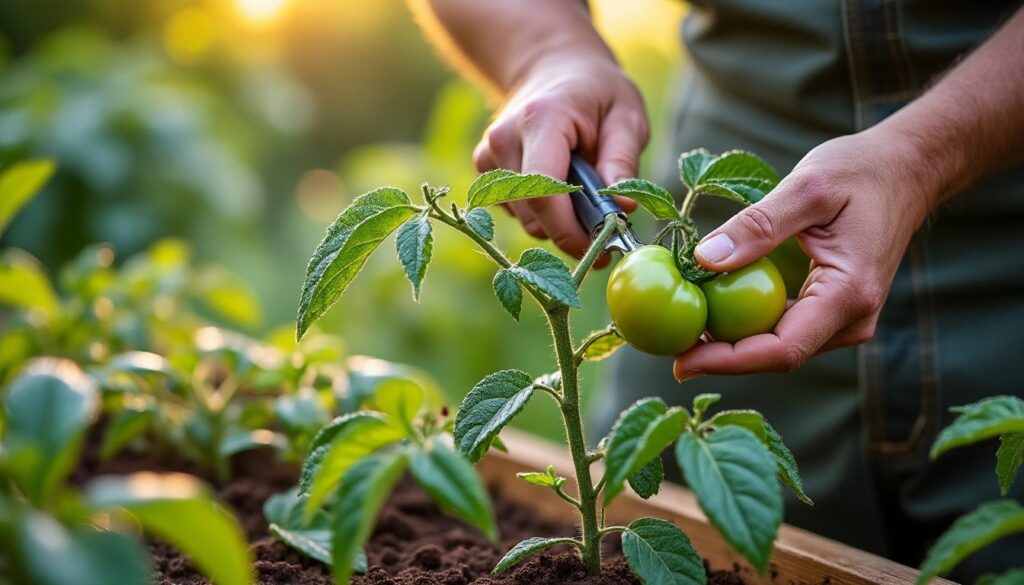 Taille des plants de tomates au potager : guide complet et conseils