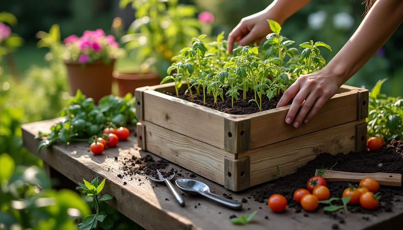 Illustration: Définition et avantages d’un bac en bois pour potager
