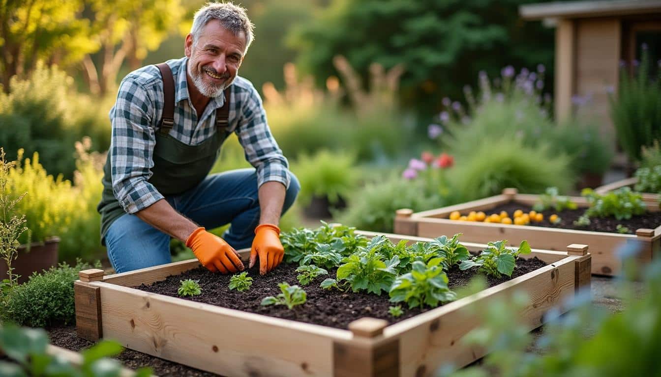 Illustration: Les avantages de fabriquer un potager carré