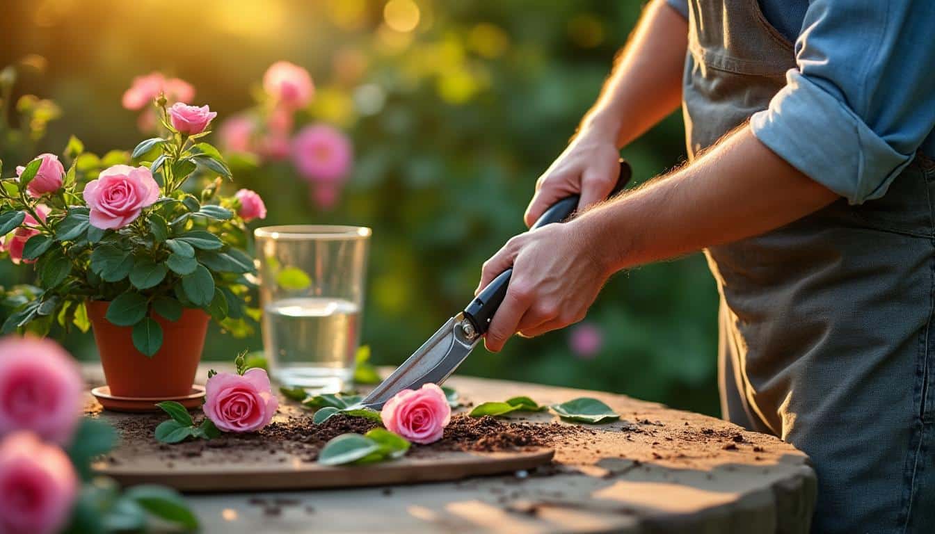 Illustration: Comprendre le bouturage pour faire une bouture de rosier facilement