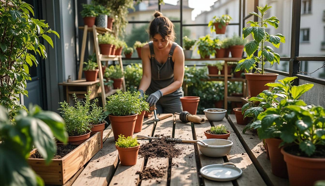Illustration: Préparer et aménager son balcon pour accueillir un potager