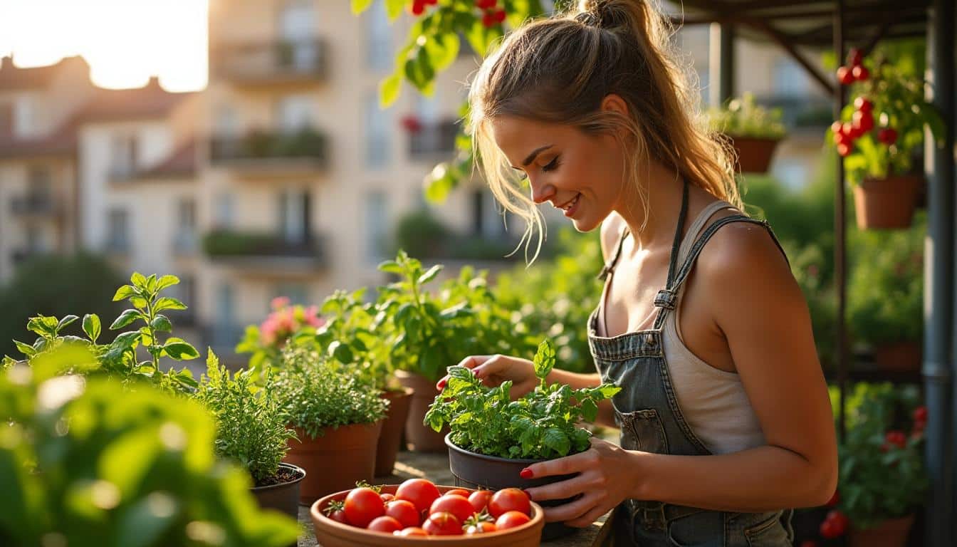 Potager sur le balcon : guide pour cultiver légumes et herbes en ville