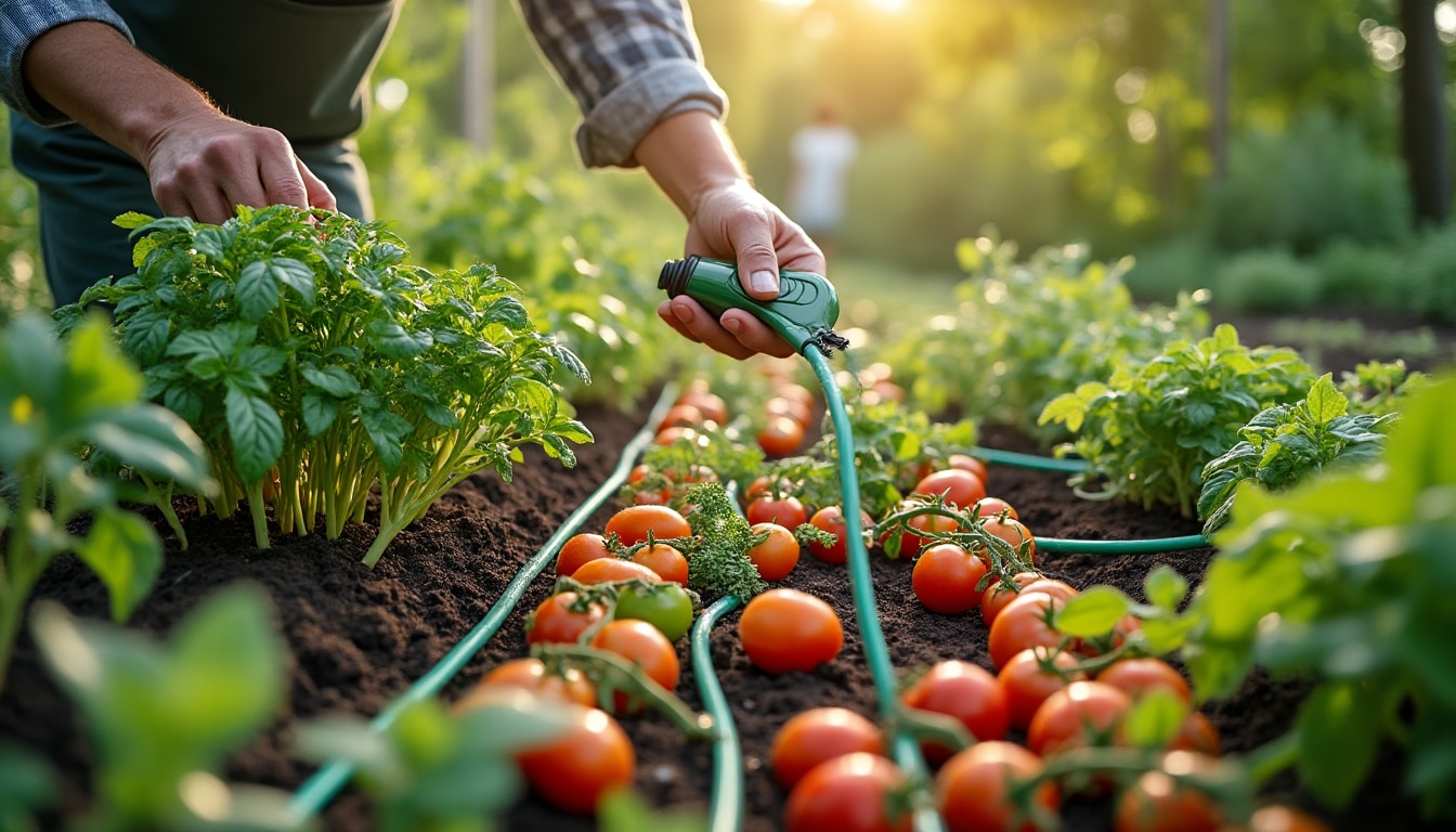 Illustration: Définition et principes de l’arrosage automatique pour potager