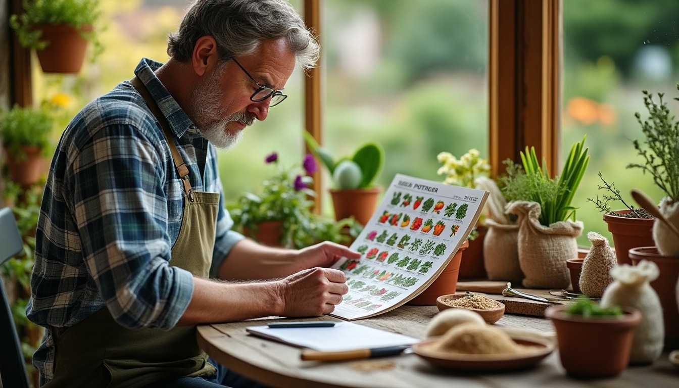 Illustration: Présentation et utilité d’un calendrier des semis potager à imprimer