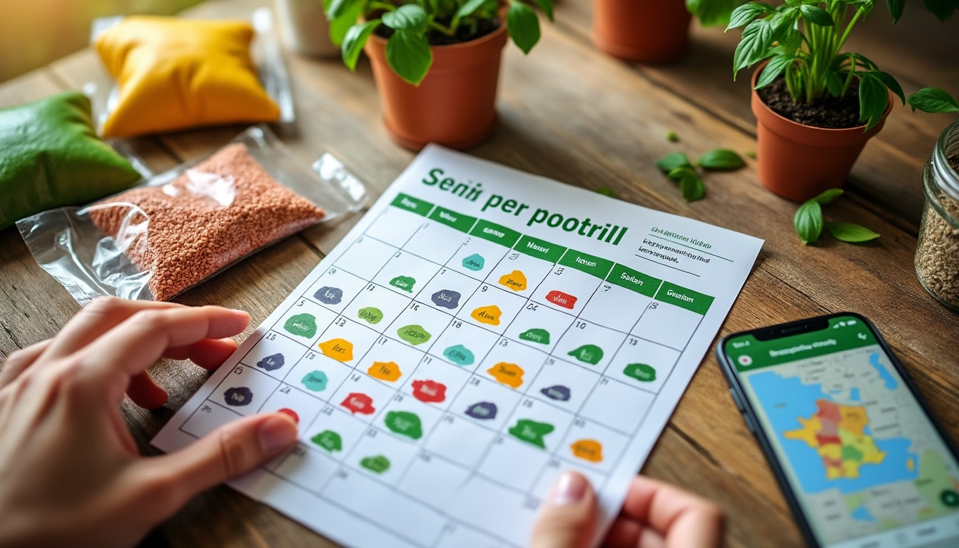 Illustration: Comment adapter son calendrier des semis potager à imprimer selon le climat et la région