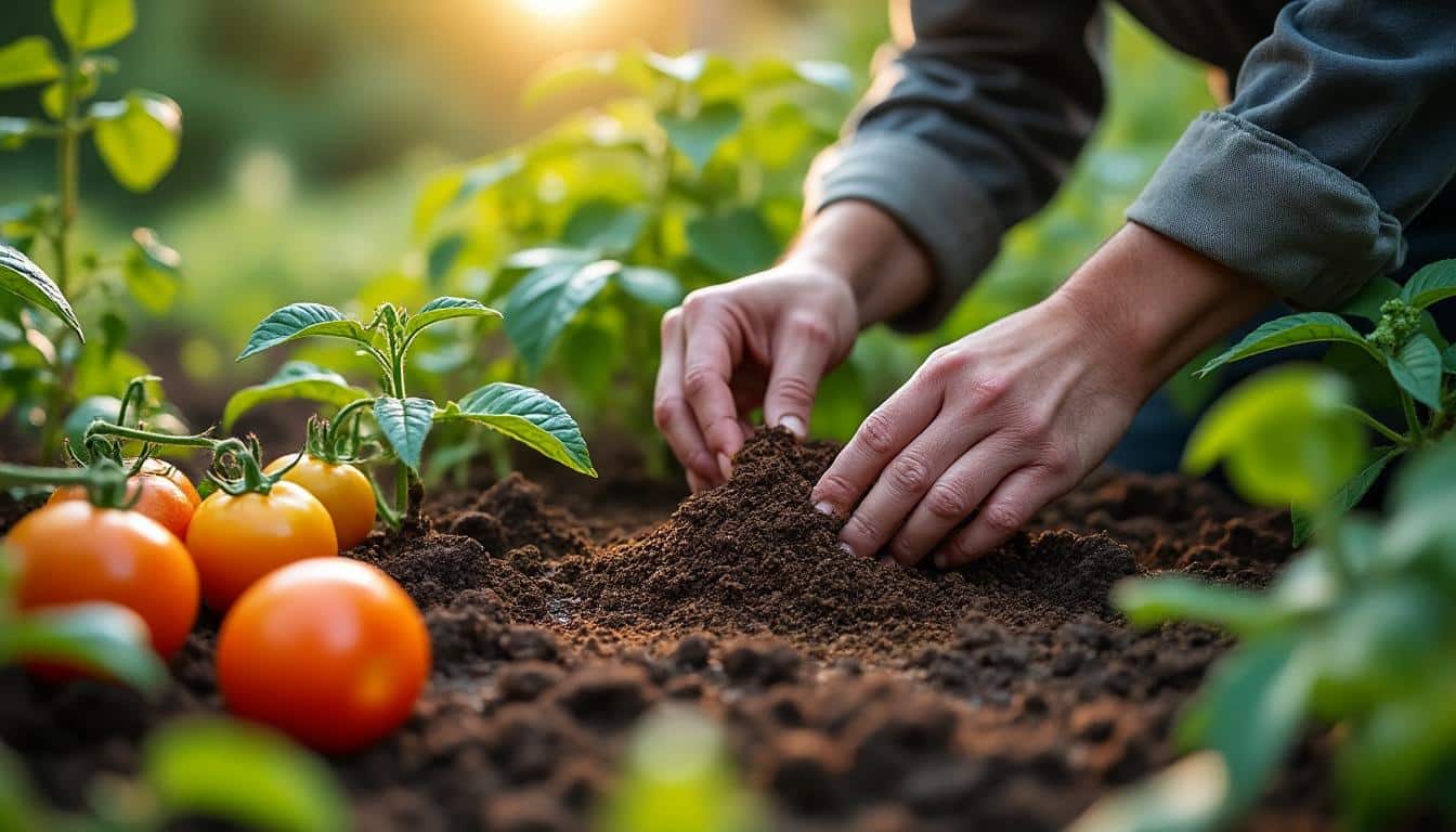 Illustration: Les atouts du marc de café pour booster la croissance au potager