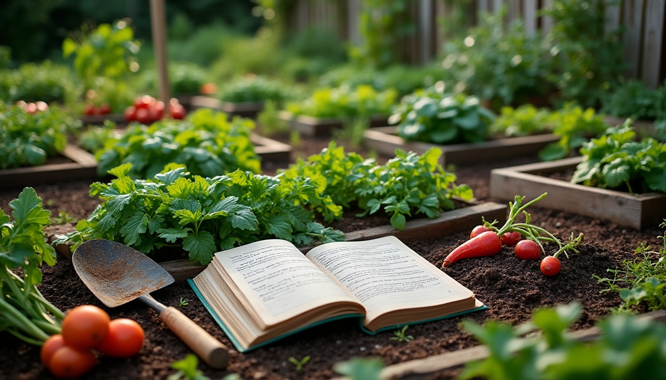 Illustration: Comprendre le concept du potager en carré plan et ses fondements