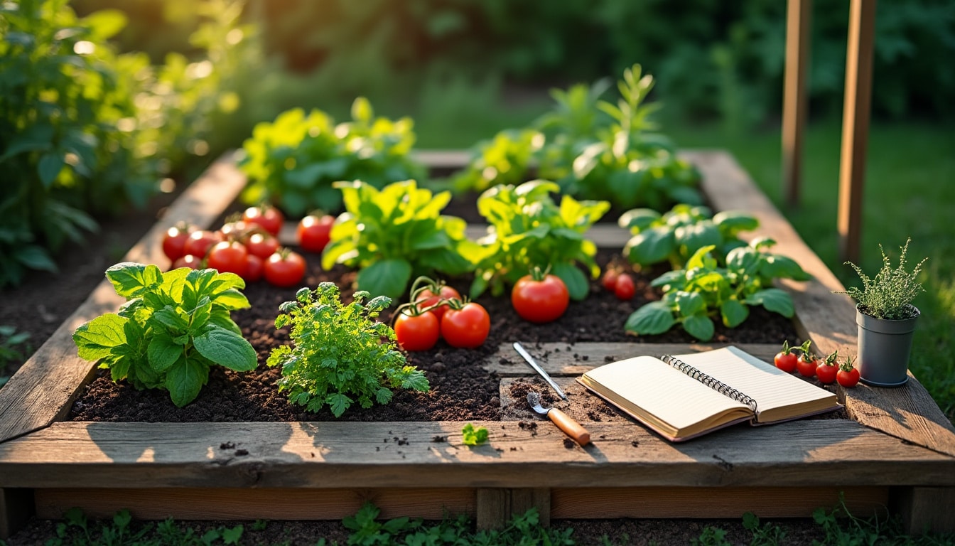 Illustration: Identifier les avantages et inconvénients du potager en carré plan