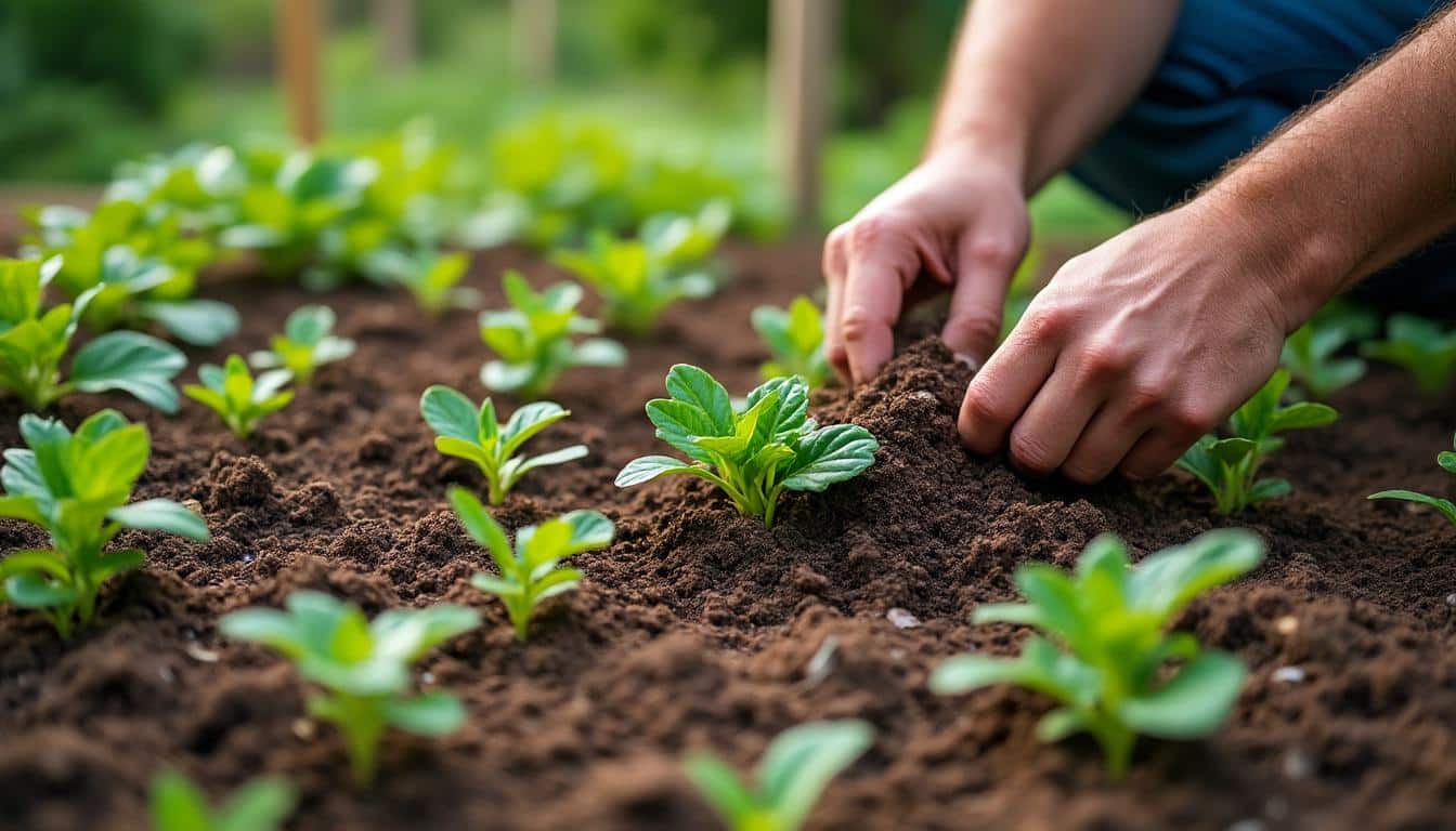 Paillage potager en broyat de branches de pruniers : guide complet
