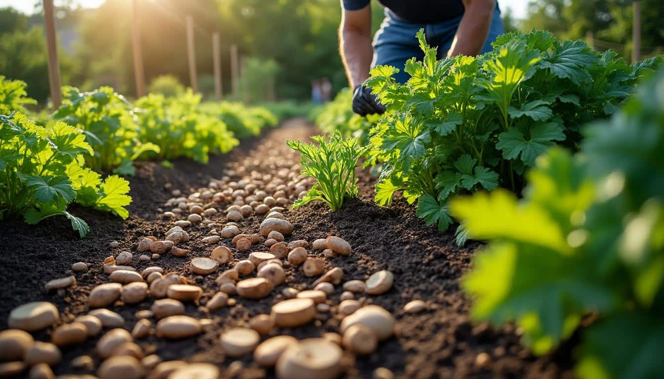Illustration: Comprendre le paillage du potager avec des copeaux de bois et son impact sur l’acidité