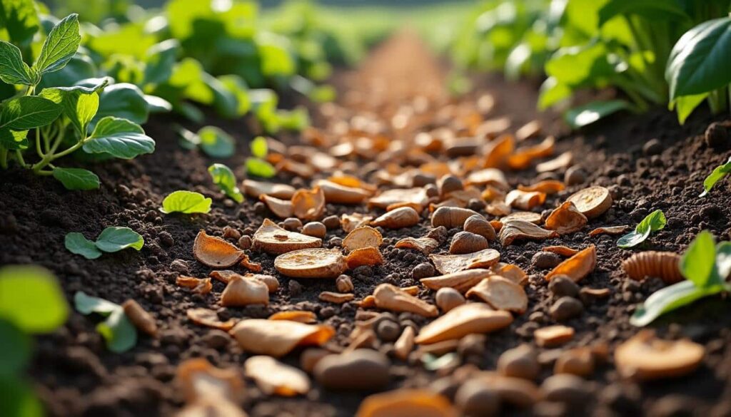 Paillage du potager avec des copeaux de bois : impact sur l’acidité
