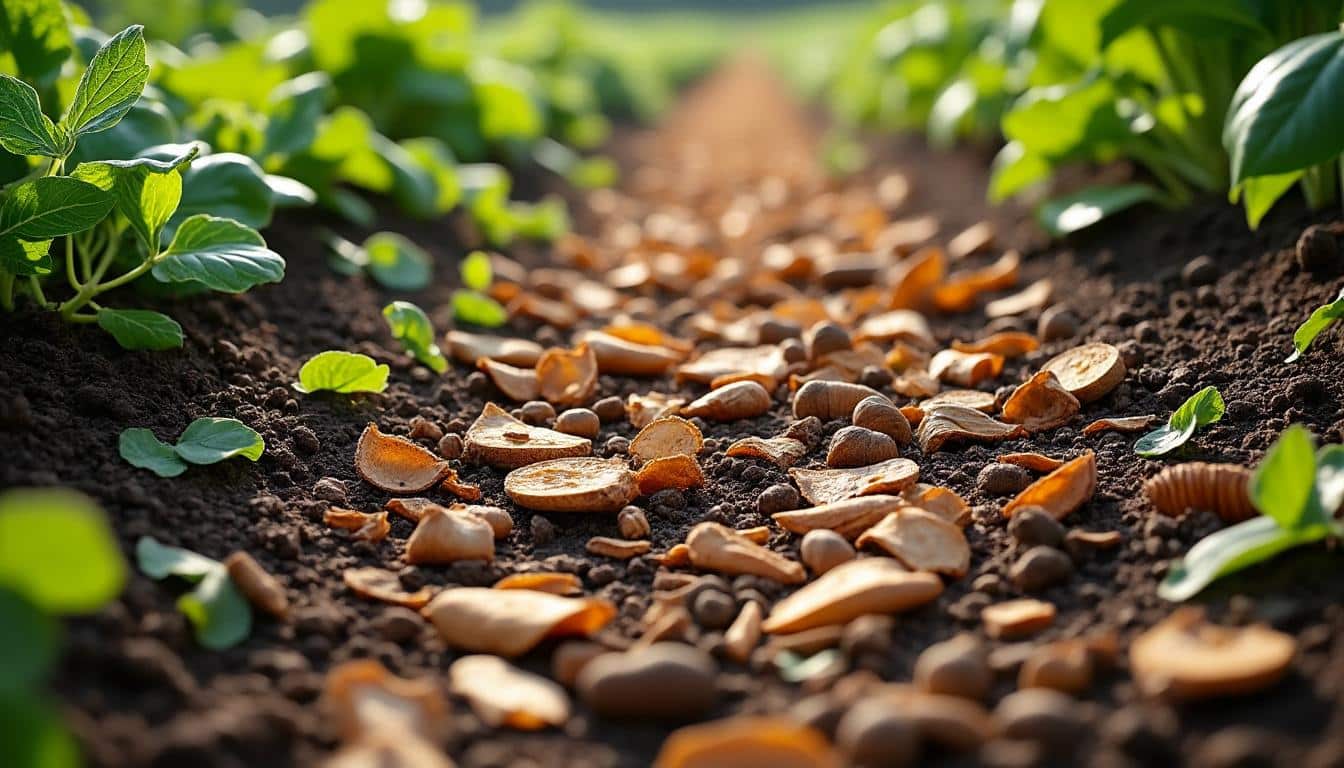 Paillage du potager avec des copeaux de bois : impact sur l’acidité