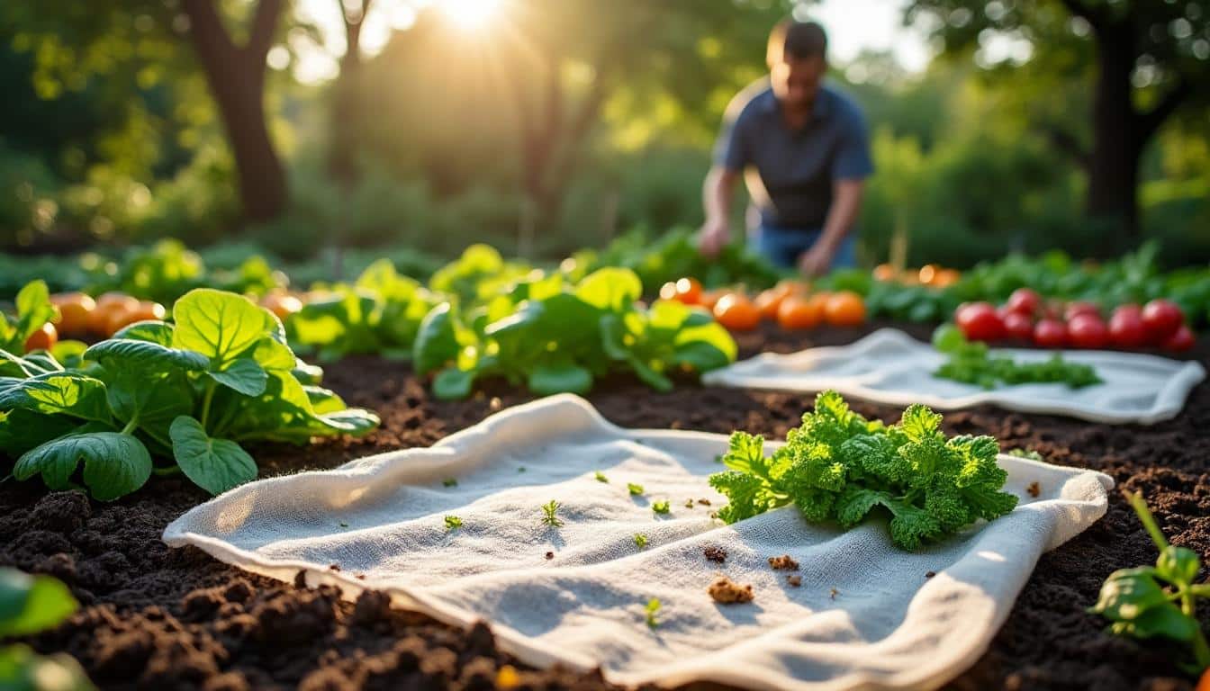 Illustration: Comprendre le paillage potager en toile de lin biodégradable : principes, définitions et enjeux écologiques