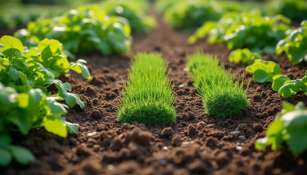 Paillage potager mulch d’herbe en période de sécheresse efficace