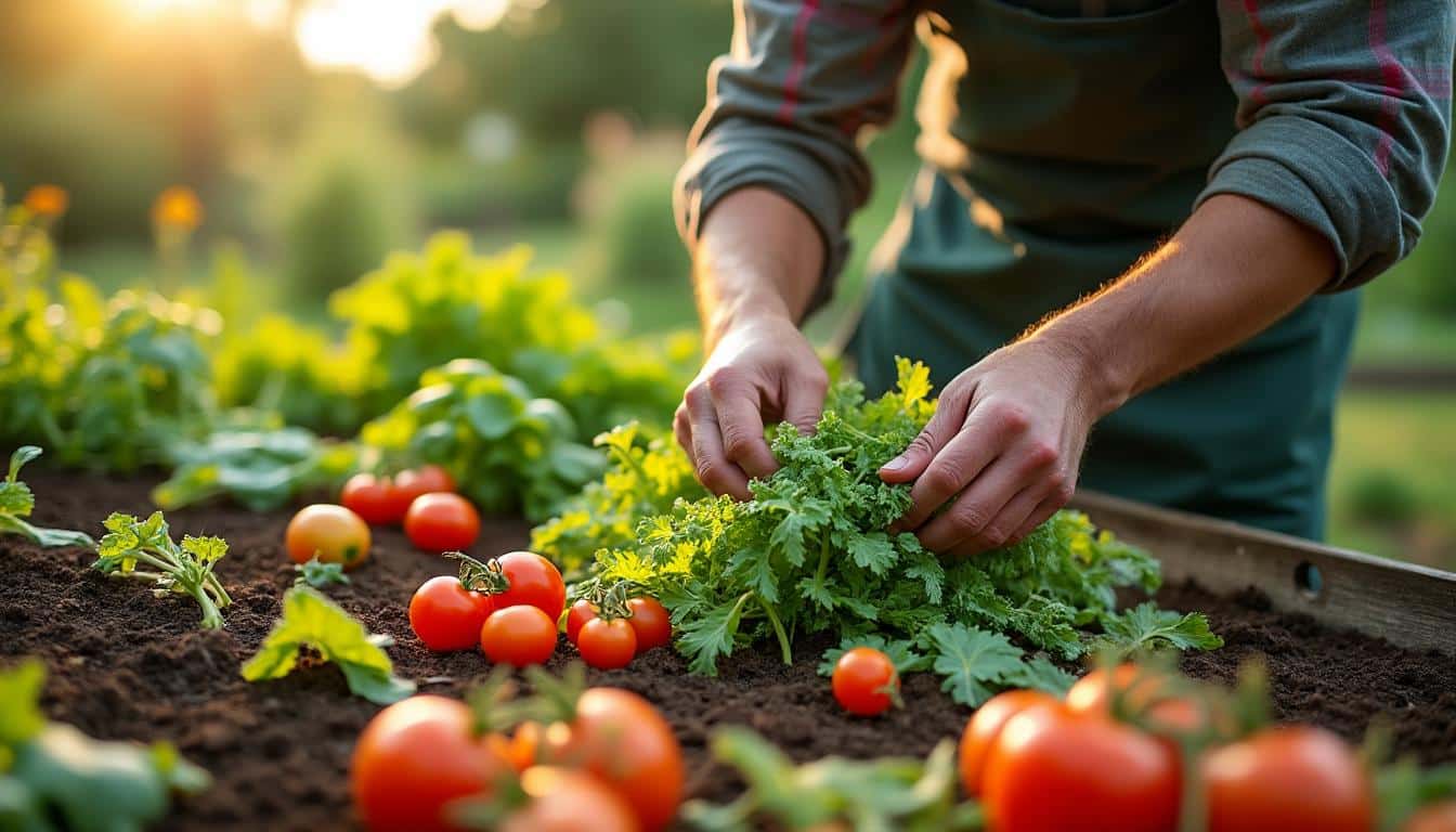 Illustration: Comprendre le paillage du potager avec des tontes de gazon fraîches