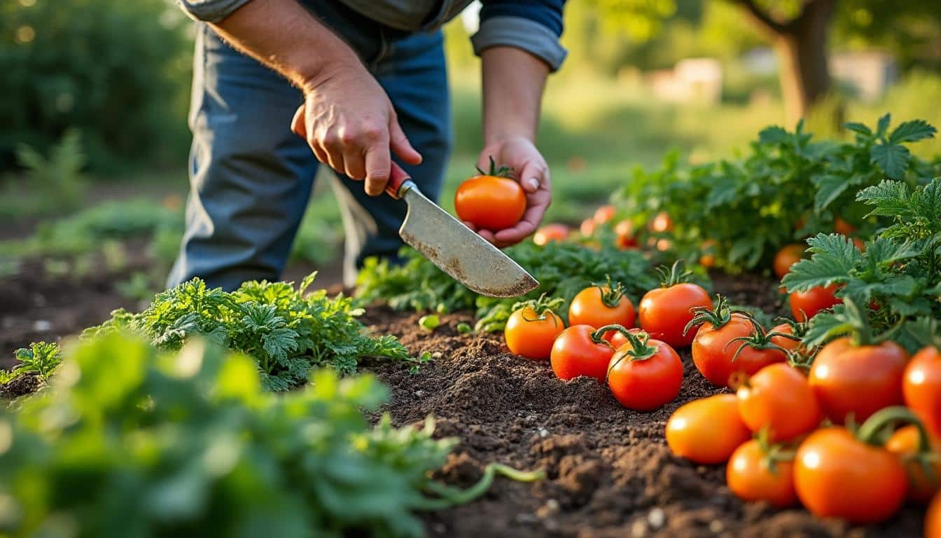 Illustration: Comment réussir le paillage du potager avec des tontes de gazon fraîches : méthode pas à pas