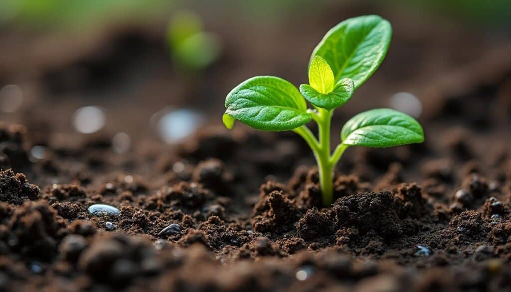 Gérer l’humidité du sol lors de la plantation en godet