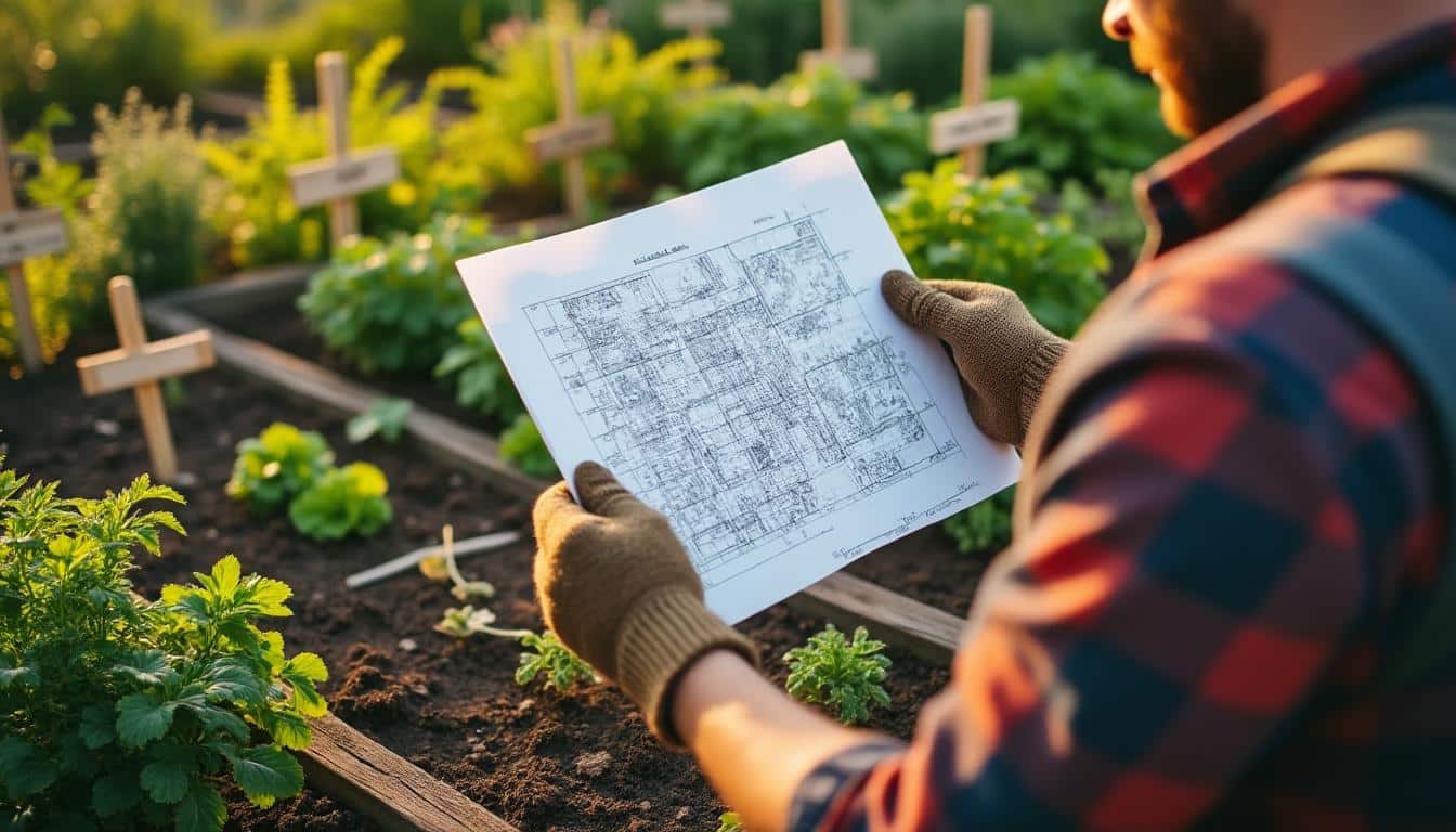 Illustration: Pourquoi un plan est essentiel pour réussir un potager facile et organisé