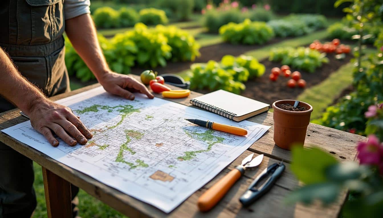 Illustration: Pourquoi un plan du potager bien conçu change tout dans votre jardin