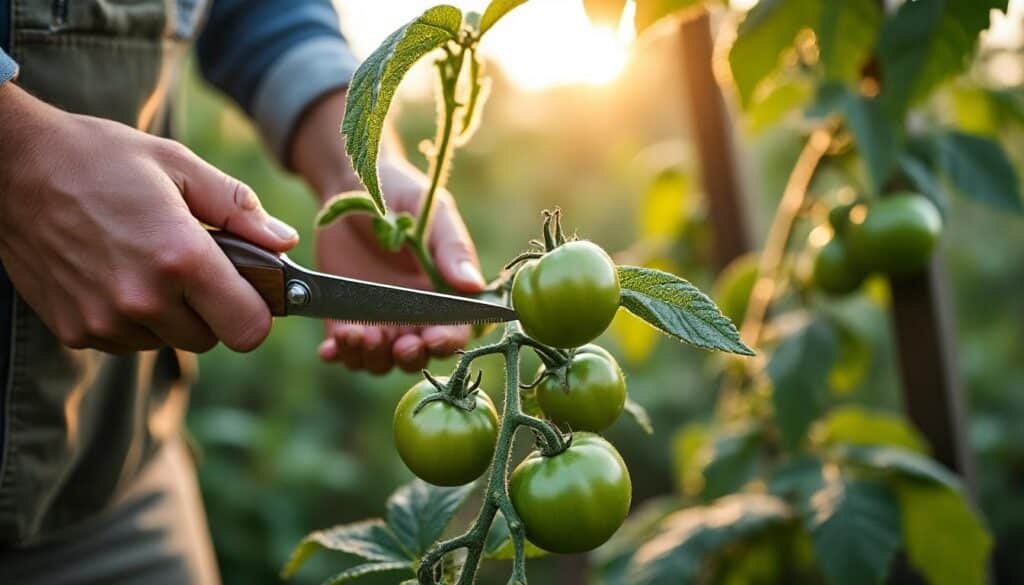 Schéma de la taille de la tomate : guide pour une récolte abondante