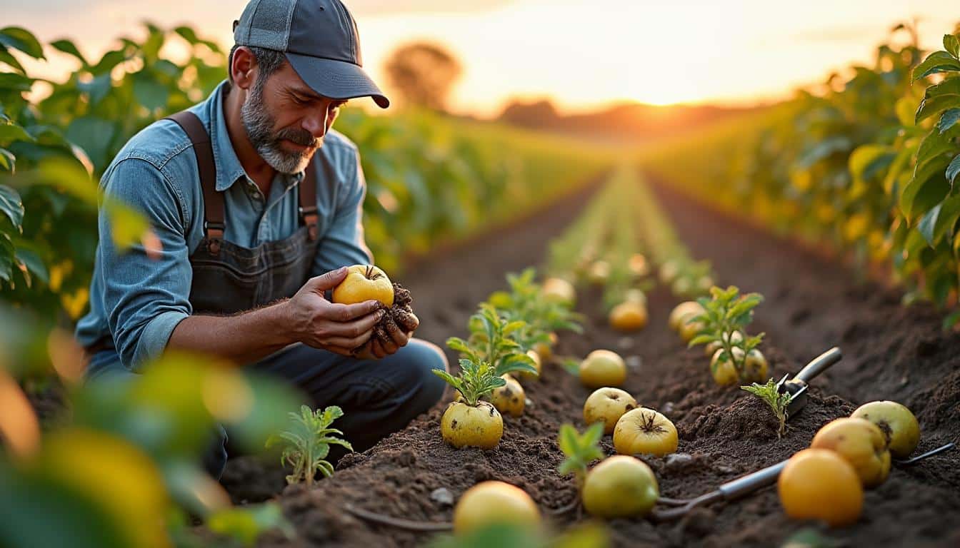 Illustration: Comprendre la notion de rendement dans la culture de la pomme de terre