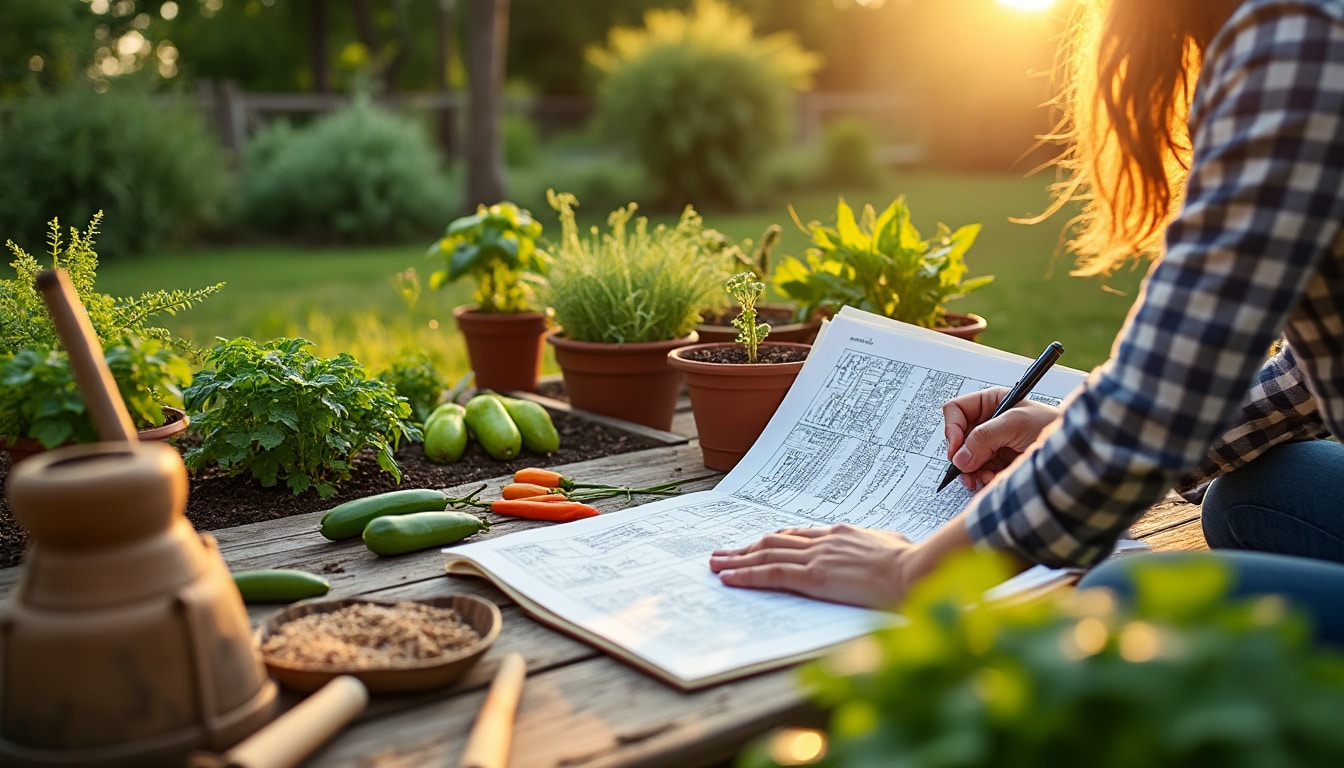 Illustration: Pourquoi établir un plan détaillé pour son jardin potager ?