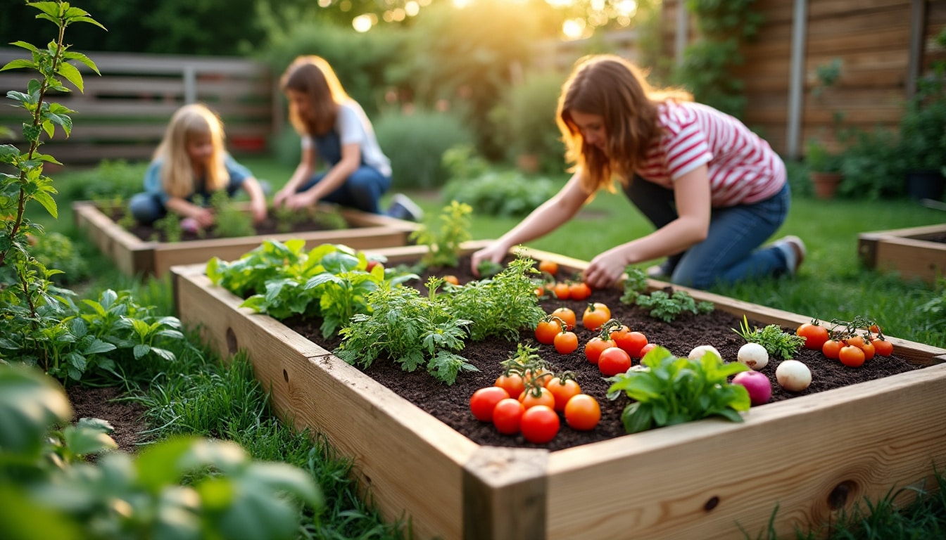Illustration: Comprendre l’intérêt d’un potager carré en hauteur pour votre jardin