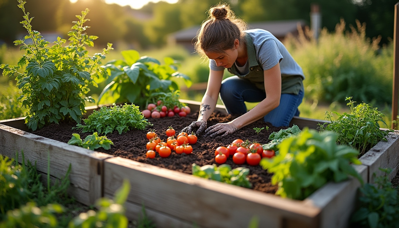 Illustration: Comprendre le concept du jardin potager surélevé en carré