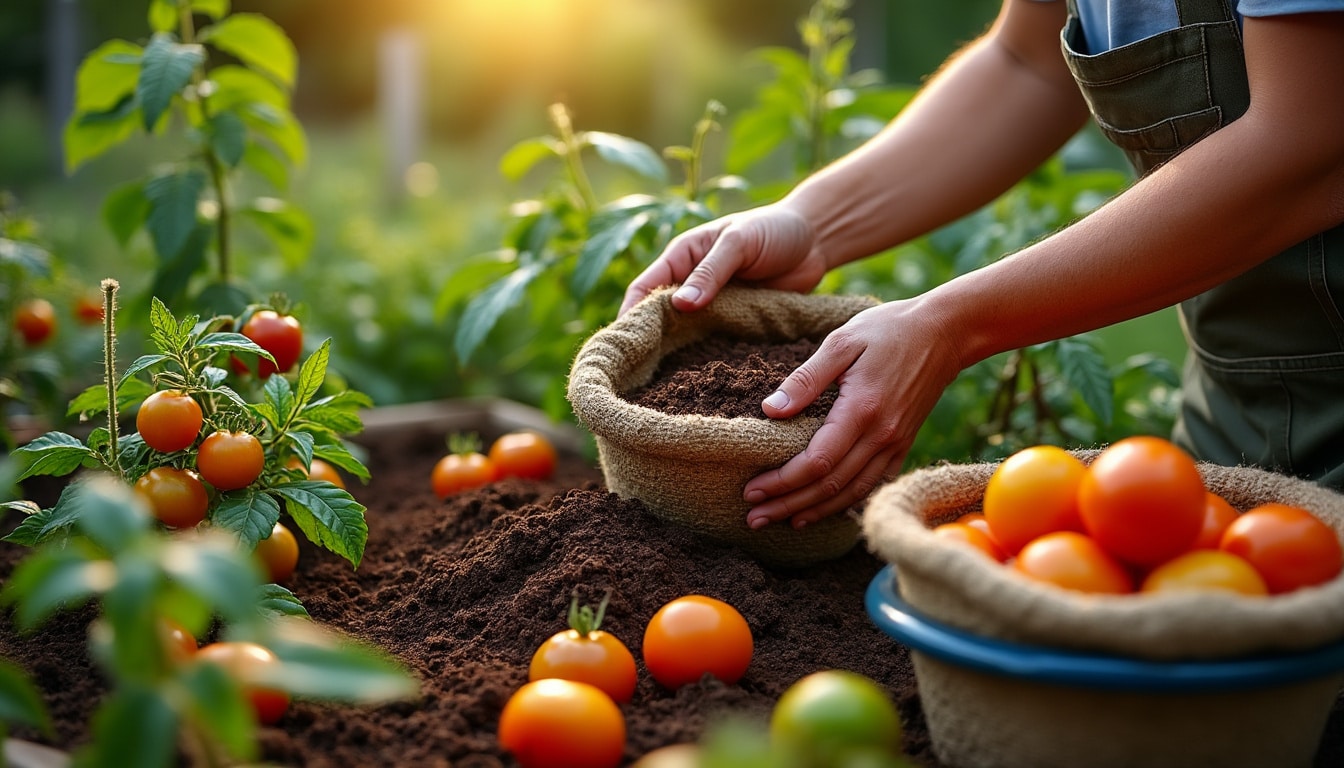 Illustration: Comprendre les fondements des engrais naturels adaptés aux tomates