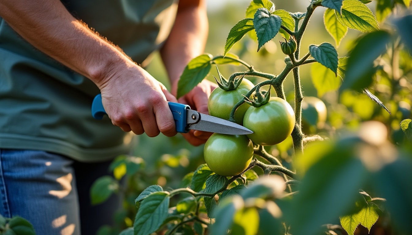 Taille du plant de tomate : techniques clés pour une récolte optimale