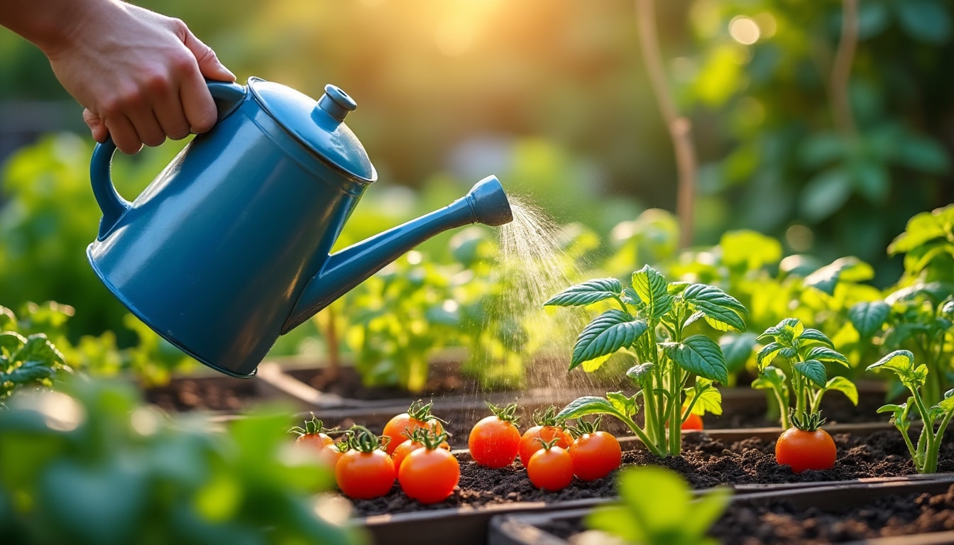 Arrosage du potager : conseils pour un jardin sain et productif