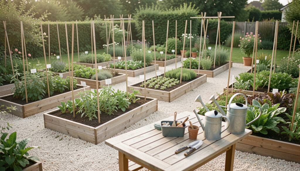 Plan d’aménagement d’un jardin potager réussi