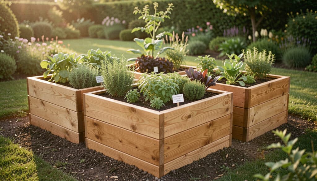 Quel bois choisir pour un potager en carré durable ?